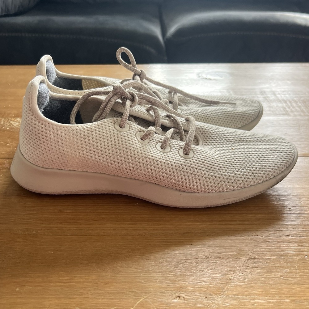 Allbirds‎ Tree Runners Women's 11 Cream Beige Lightweight Sneakers